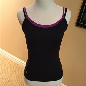 Black stretchy tank top